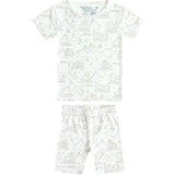 2 Piece Short Sleeve Pajamas, Prints
