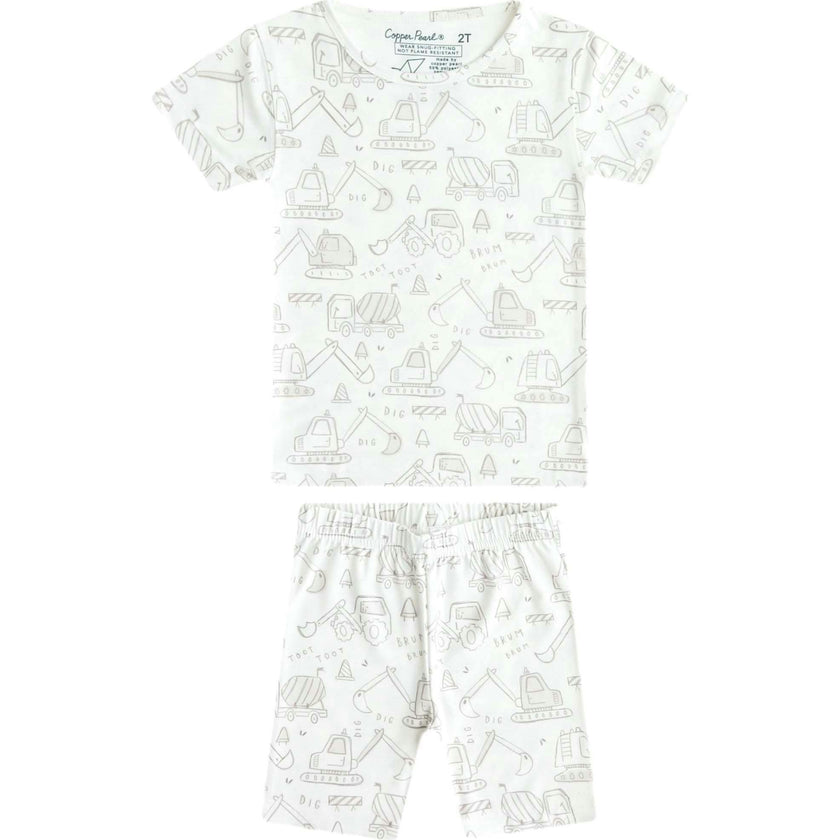 2 Piece Short Sleeve Pajamas, Prints