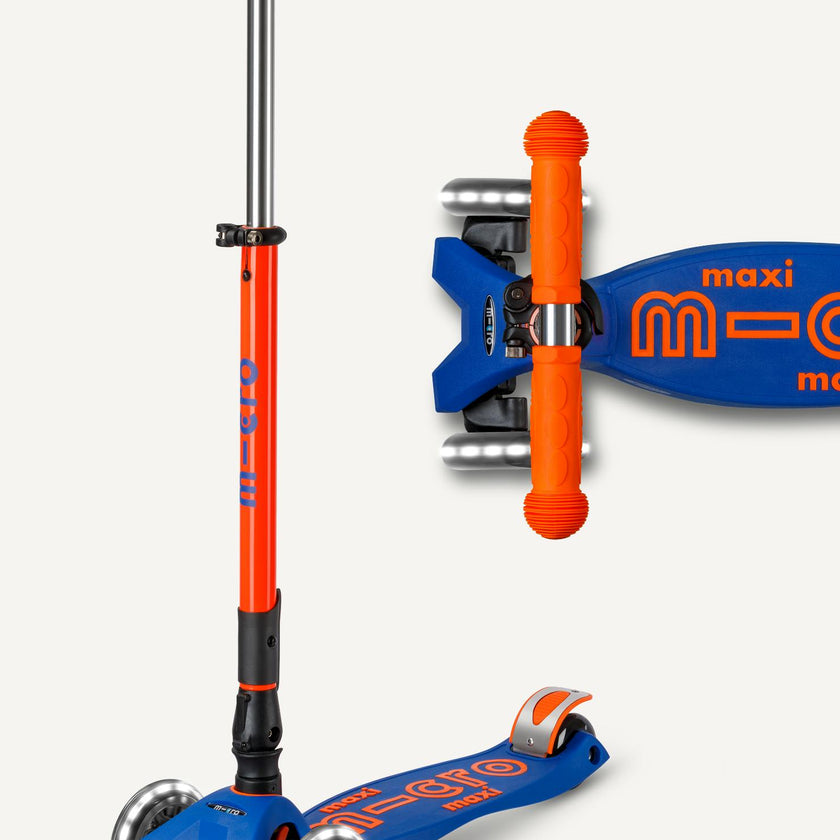 Micro Maxi Foldable LED Scooter