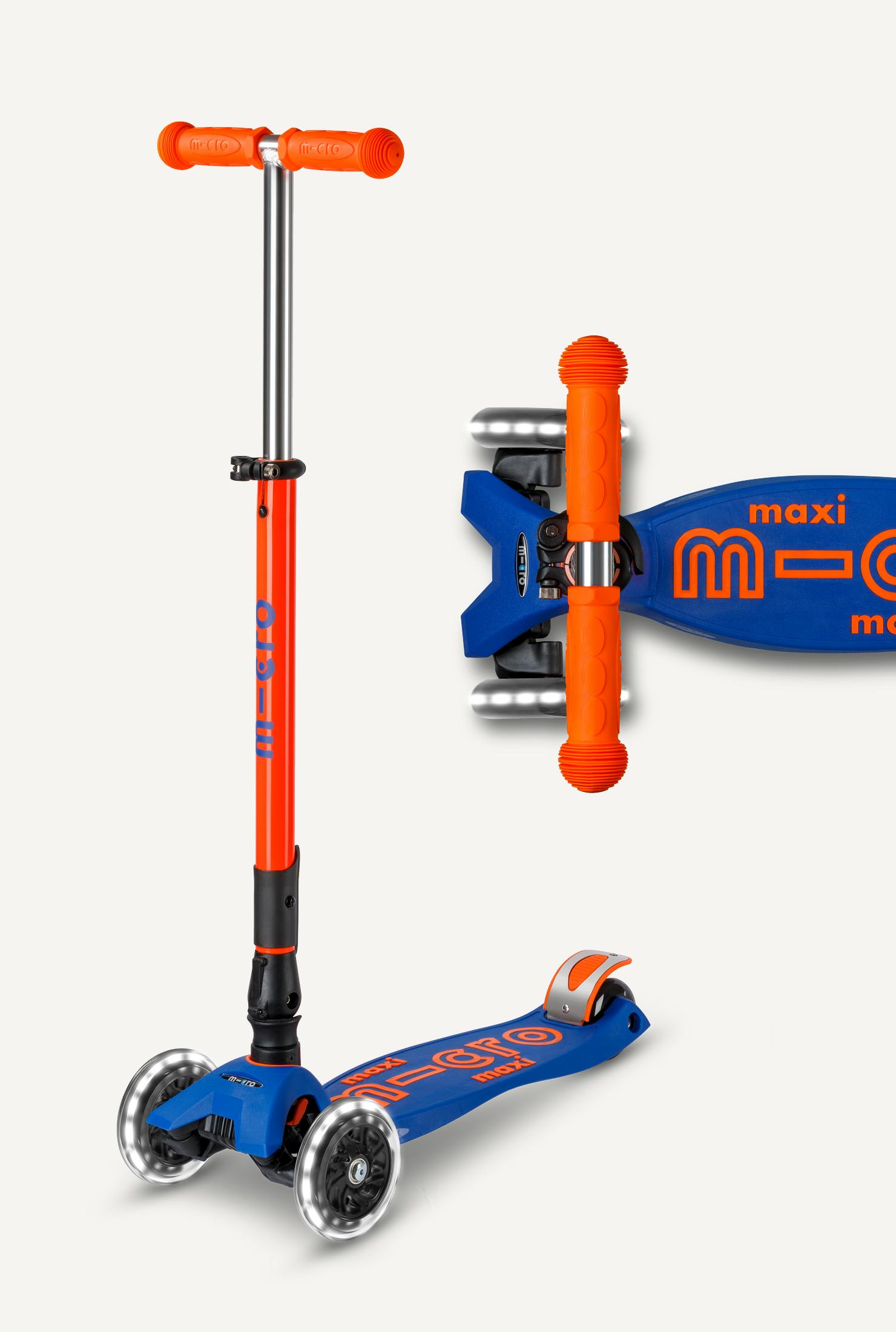 Micro Maxi Foldable LED Scooter