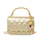Girl's Classic Link Chain Top Handle Handbag