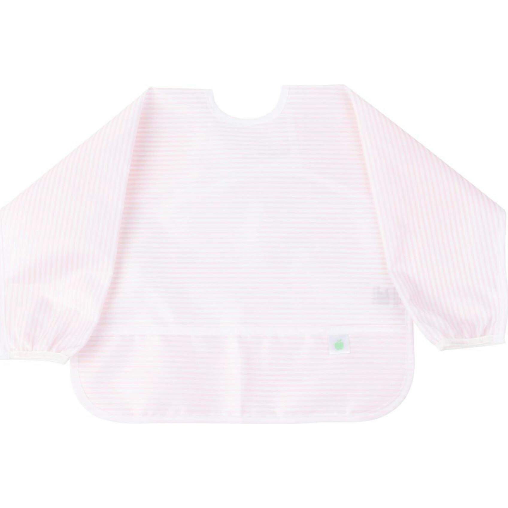 The Cover Everything Bib in Pink Stripe
