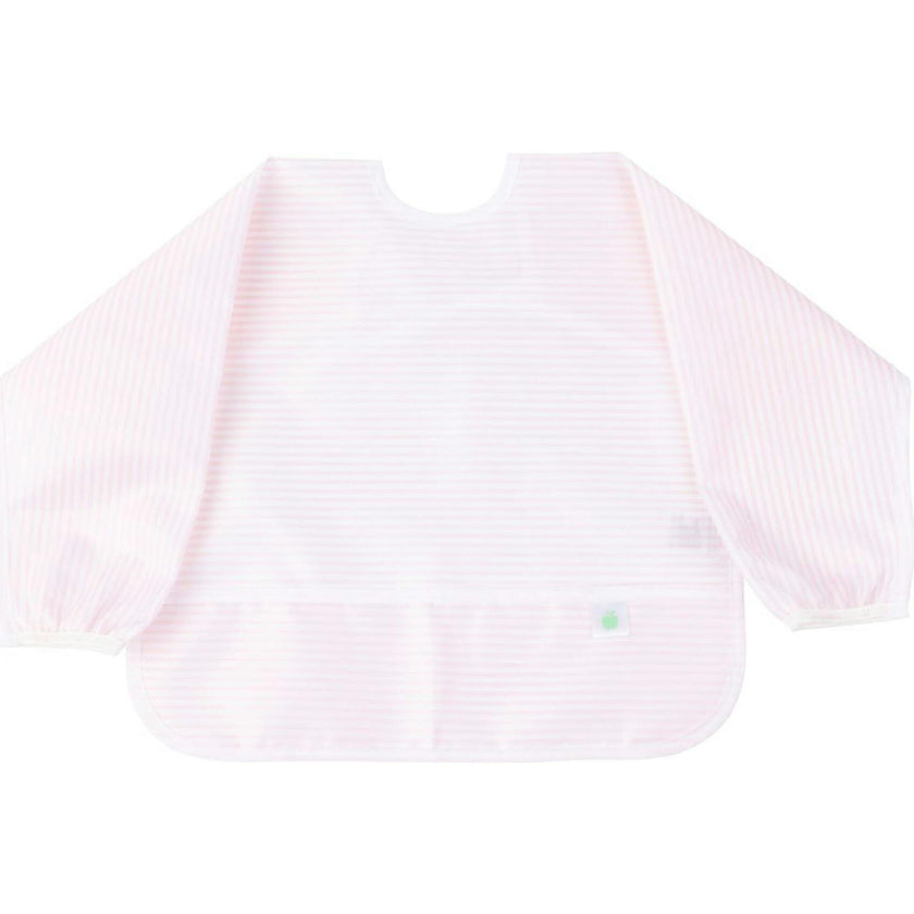 The Cover Everything Bib in Pink Stripe