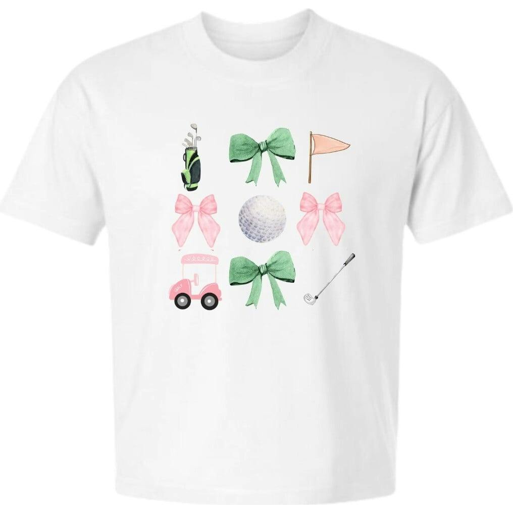 Coquette Golf Girl Adult Short Sleeve T-Shirt