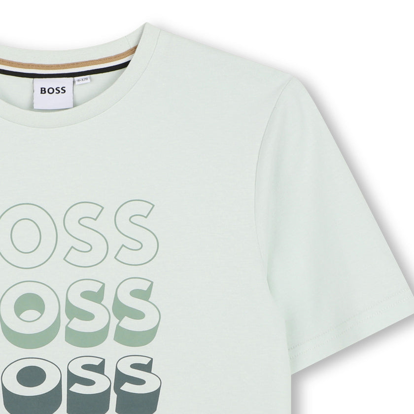 Ivory Gradient Logo T-Shirt