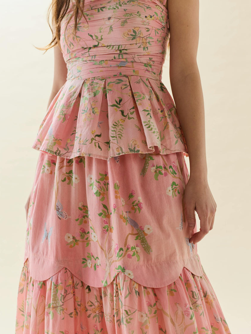 Erin Skirt, Peony Peacock x Larsen McDowell