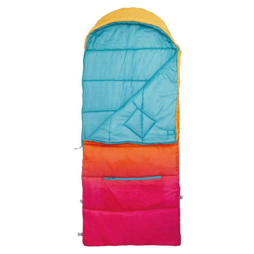 Sleep-N-Pack™ – Big Kid Size | Color Block Sunset Ombre