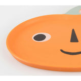 Reusable Jack O' Lantern Plate