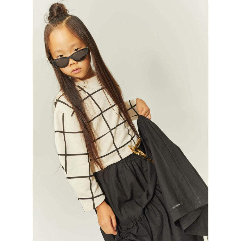 Trapeze Crop Long-Sleeve