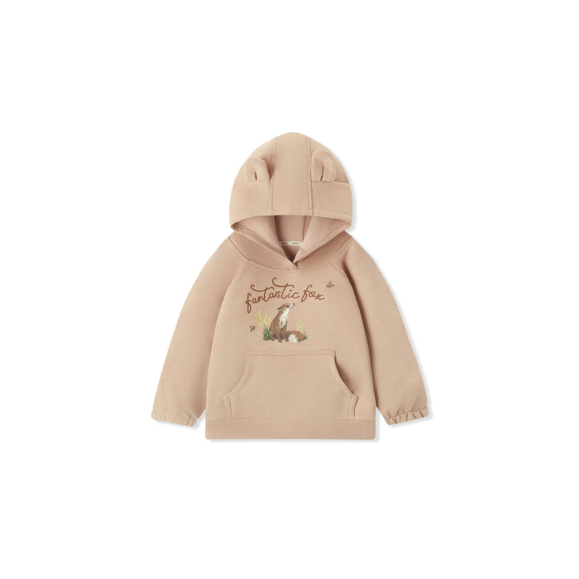 Dusty Rose Ear Hoodie