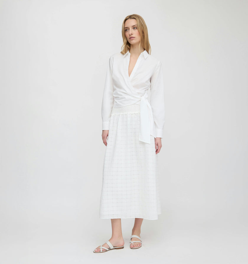 The Amaris Top - White