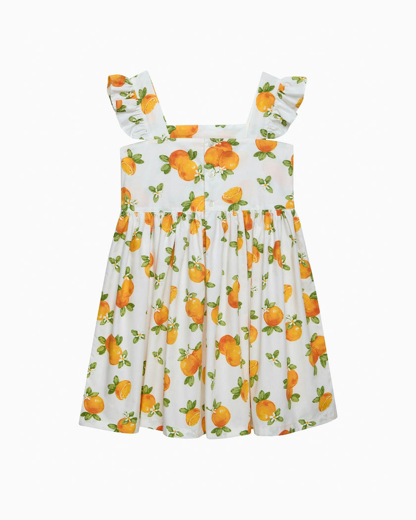 Adelina Summer Dress in Oranges