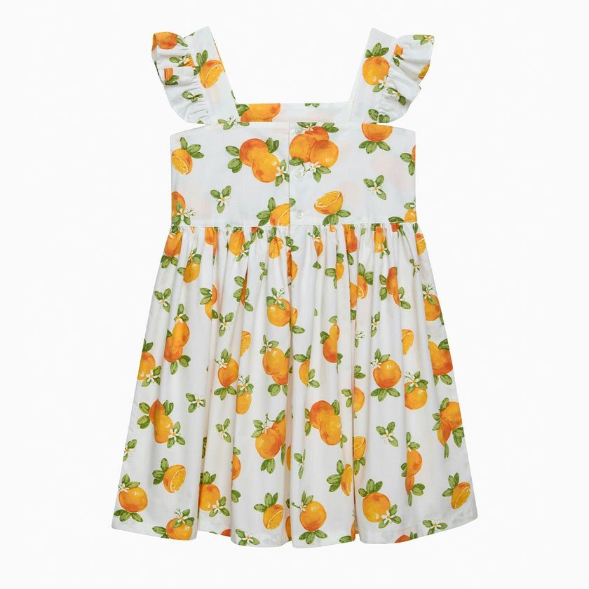 Adelina Summer Dress in Oranges