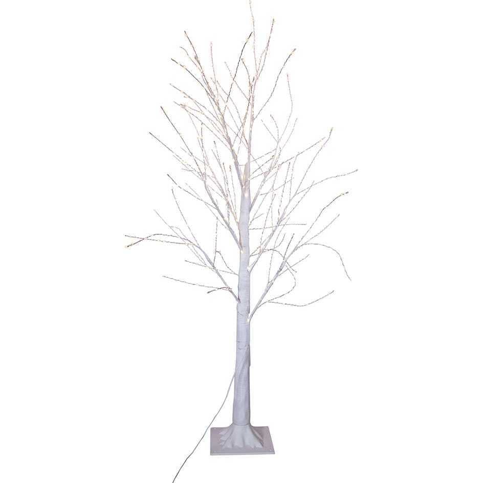 4-Foot Winter white Twig Tree with 500 Warm White Lights