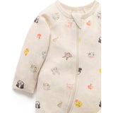 Printed Zip Growsuit Pack Farm Animals Print