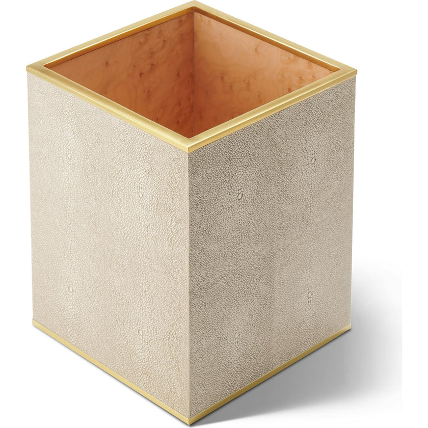 Classic Shagreen Waste Basket