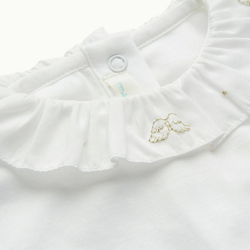 Angel Wing™ Ruffle Collar Onesie