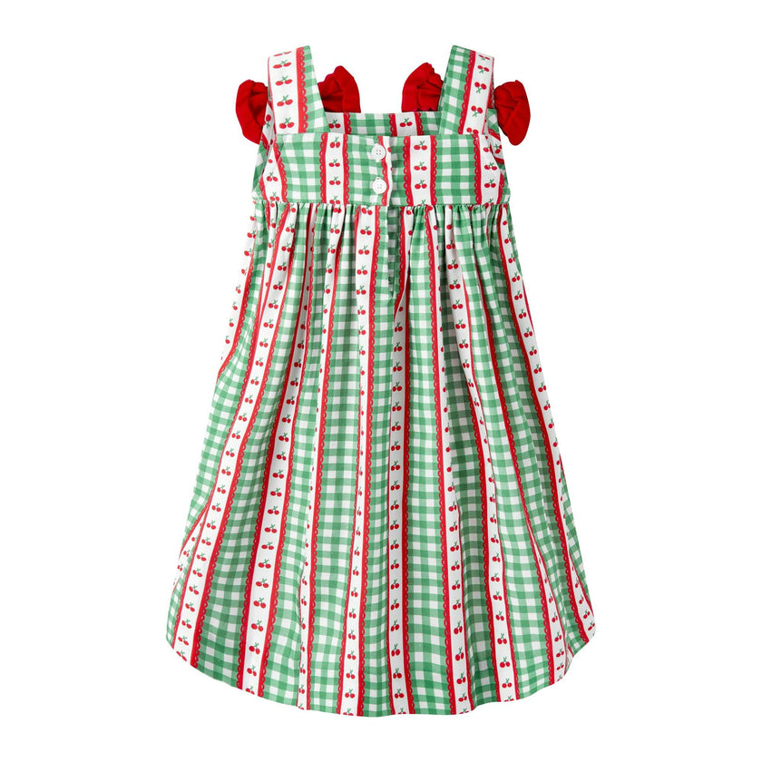 Cherry Gingham Sundress