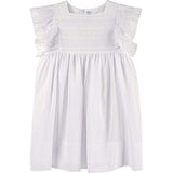 White Voile & Lace Princess Wedding Dress