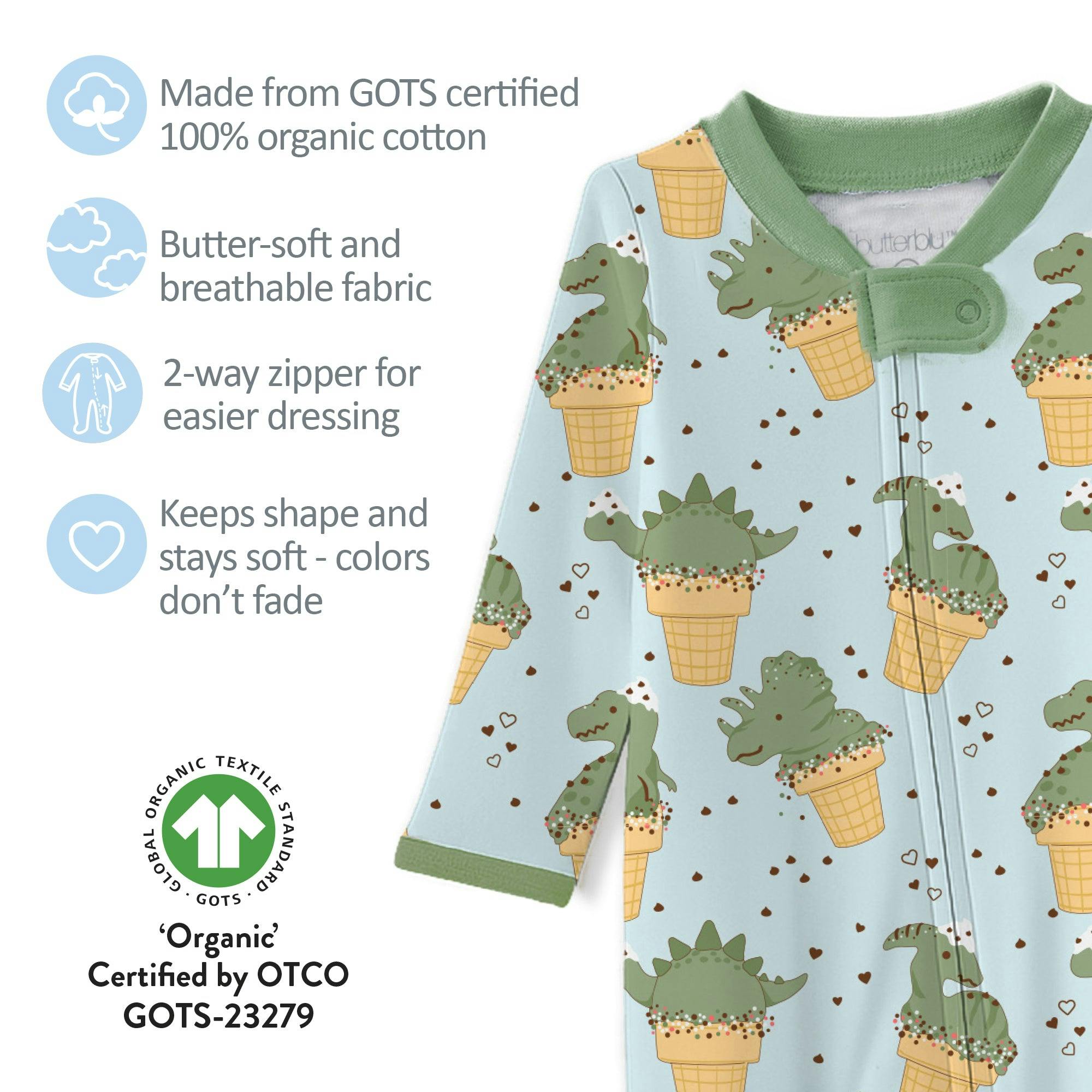 SCOUT Sleep & Play Baby Boys Pajamas