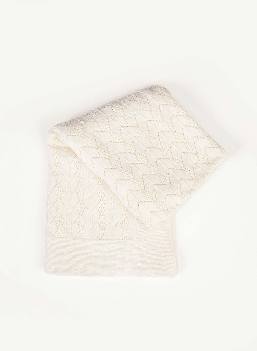 Wonder Baby Organic Cotton Blanket - Ivory