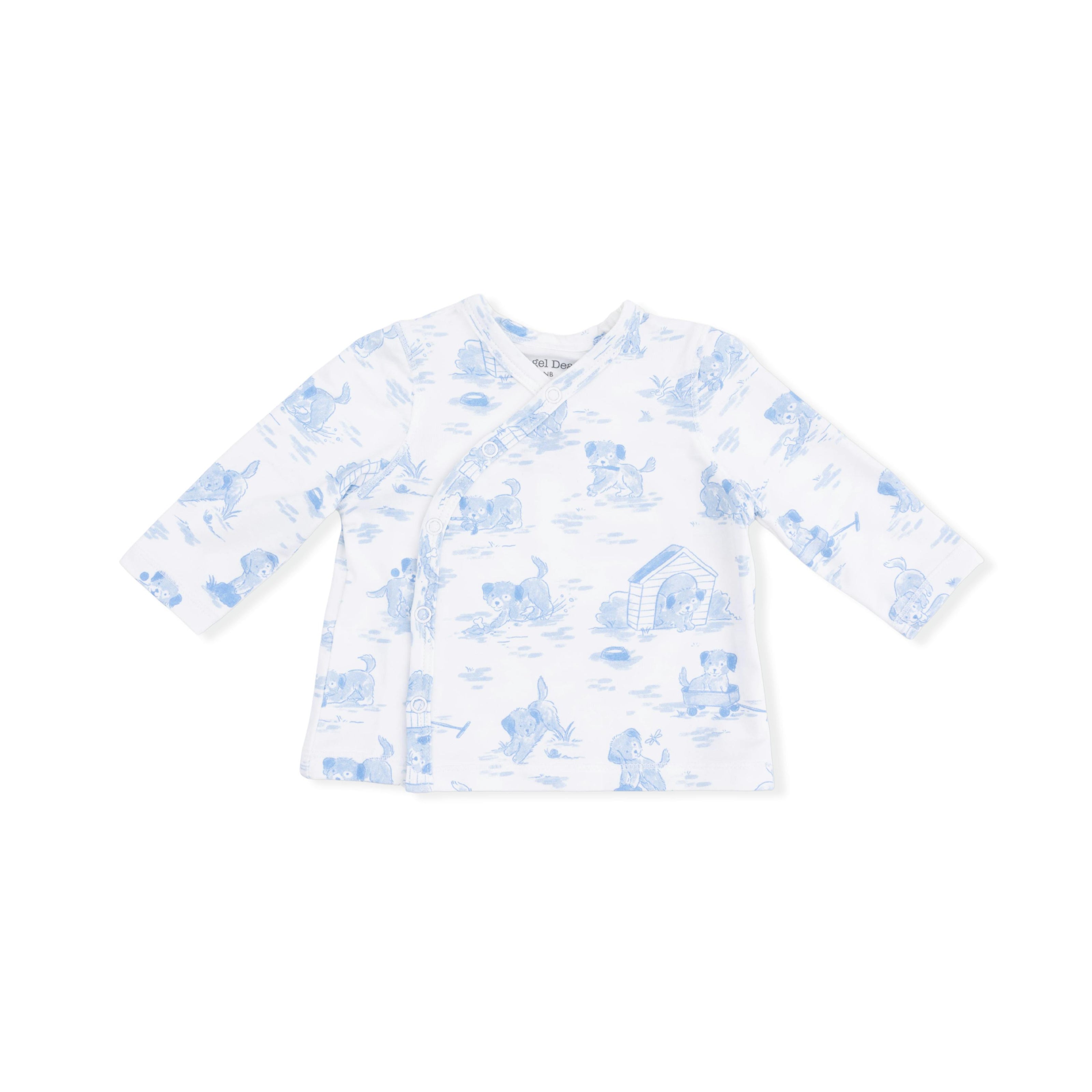 Puppy Toile Blue - Take Me Home Set with Convertible Pant