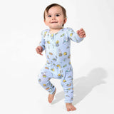 Easter Blue Bamboo Convertible Footie