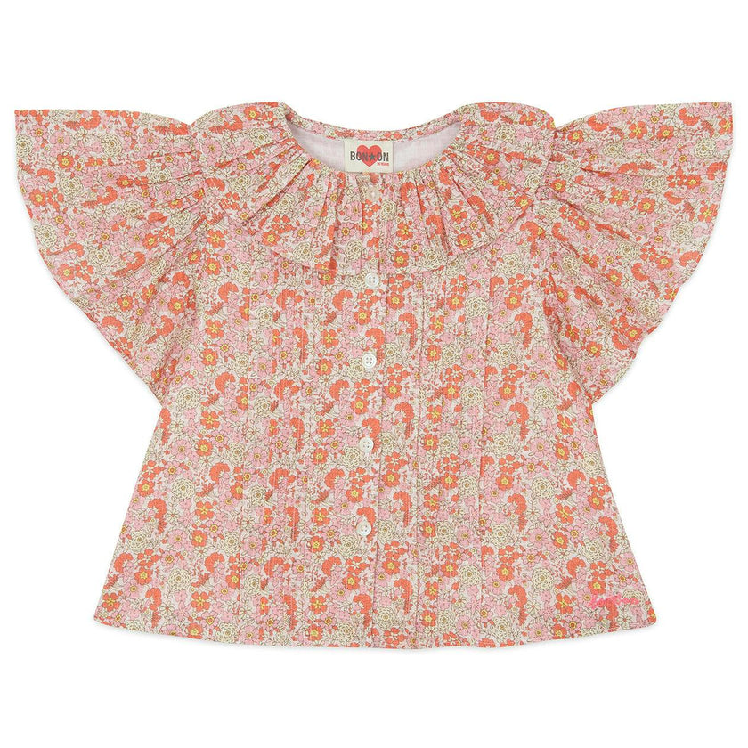 BONTON Nancy Blouse - Rose Fiesta