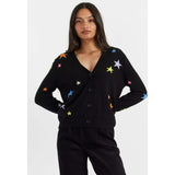 Wool-Cashmere Star Cardigan