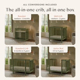 Babyletto Pogo 8-in-1 Convertible Crib with All-Stages® Conversion Kits