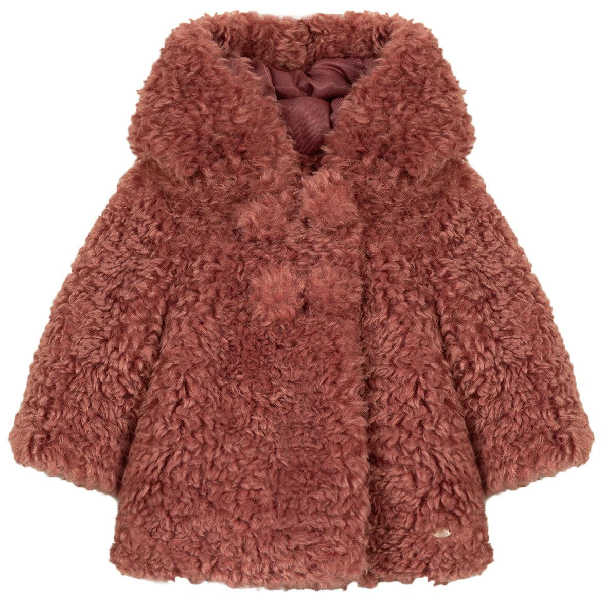 Baby Faux Fur Hooded Coat