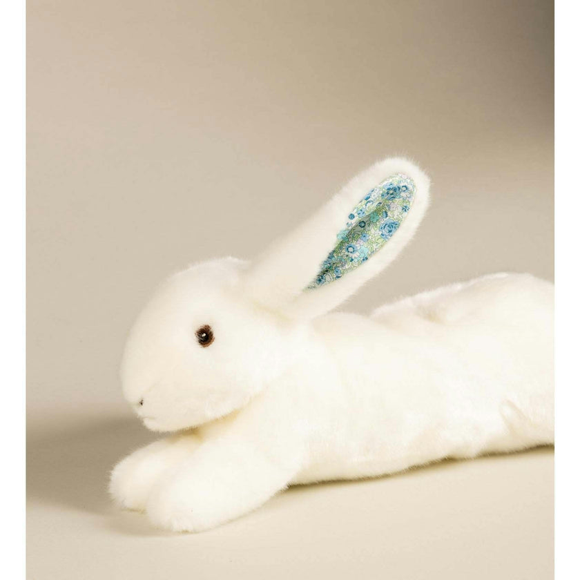 Martin The Rabbit - White / Light Blue Liberty