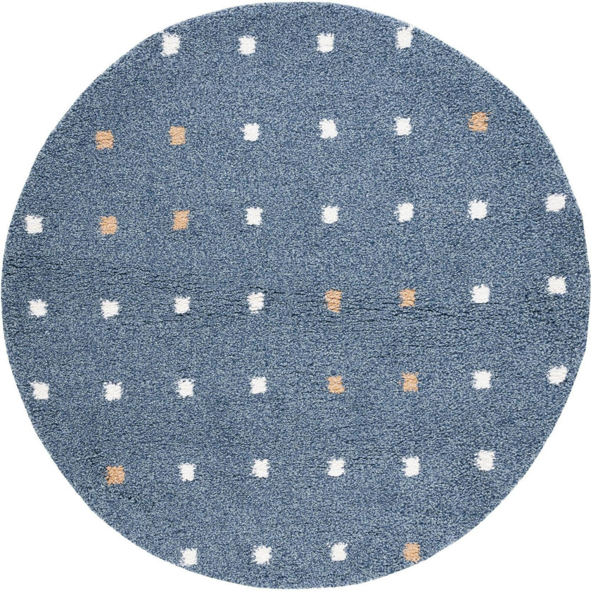 Calico 102 Round Shag