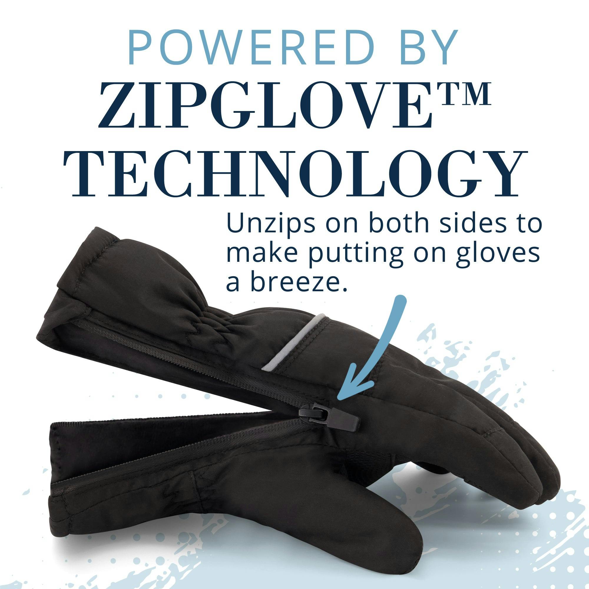 Winter & Ski Glove powered by ZIPGLOVE™ TECHNOLOGY