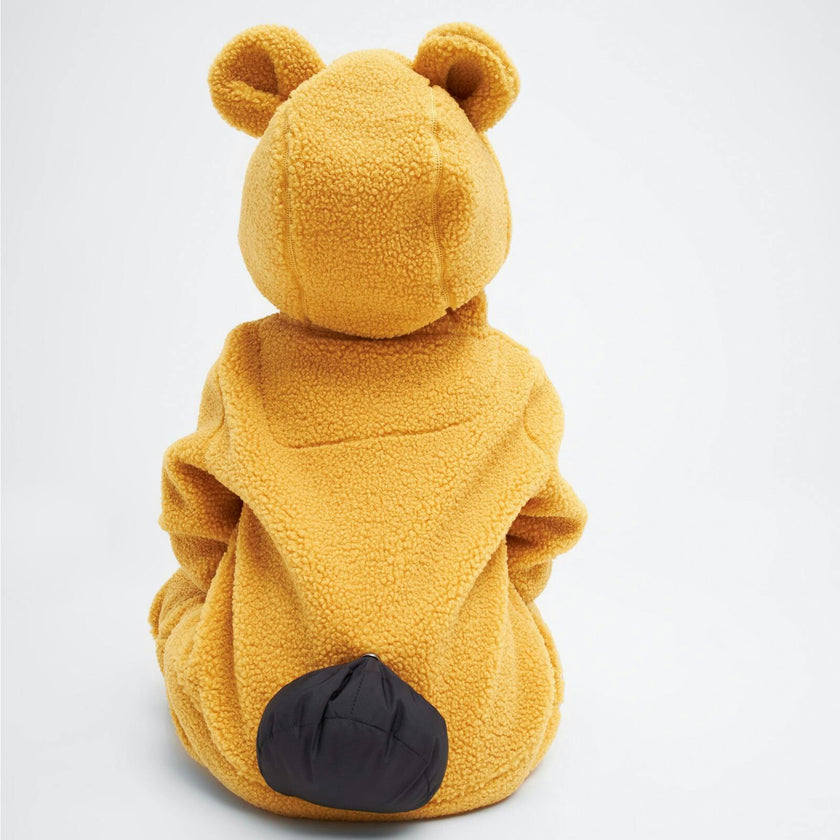 Teddy Fleece Jumpsuit, Brown