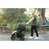 Indie Twin Black Double Stroller