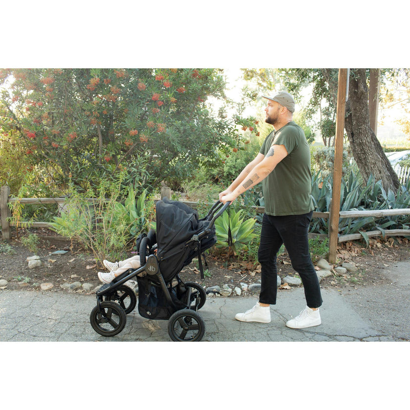 Indie Twin Black Double Stroller