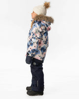 Two Piece Play Snowsuit Watercolor Flower Print