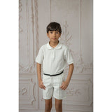 Alex White Short Sleeve Polo Shirt