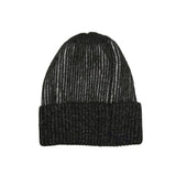 Ribbed Lurex Knit Hat (Snap On Pom Sold Separately)