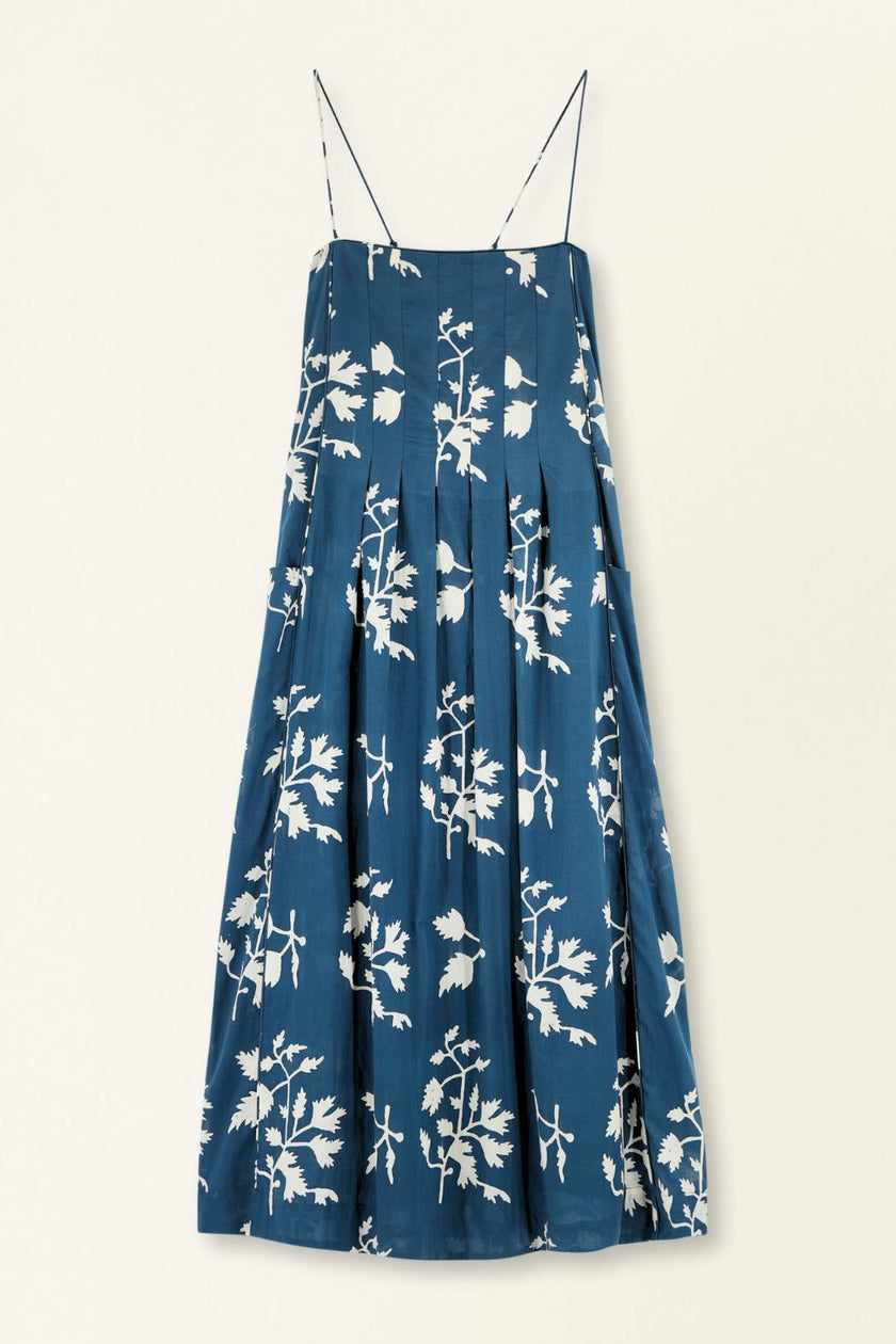 Zuma Dress in Navy Fig