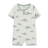 Mint Lobster Luxe Stretch Shortall