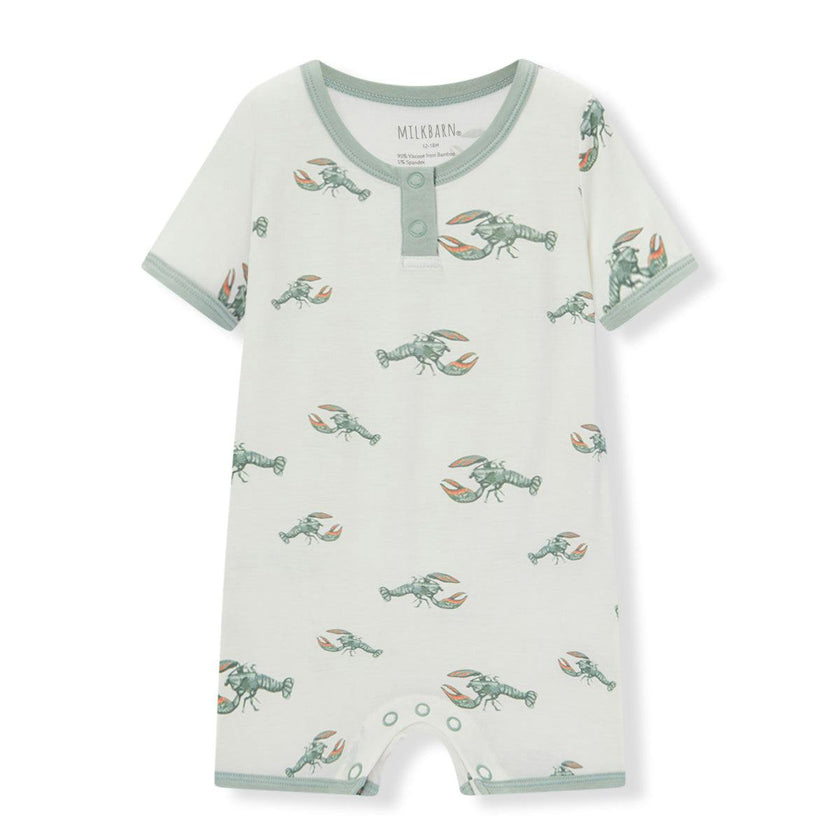 Mint Lobster Luxe Stretch Shortall