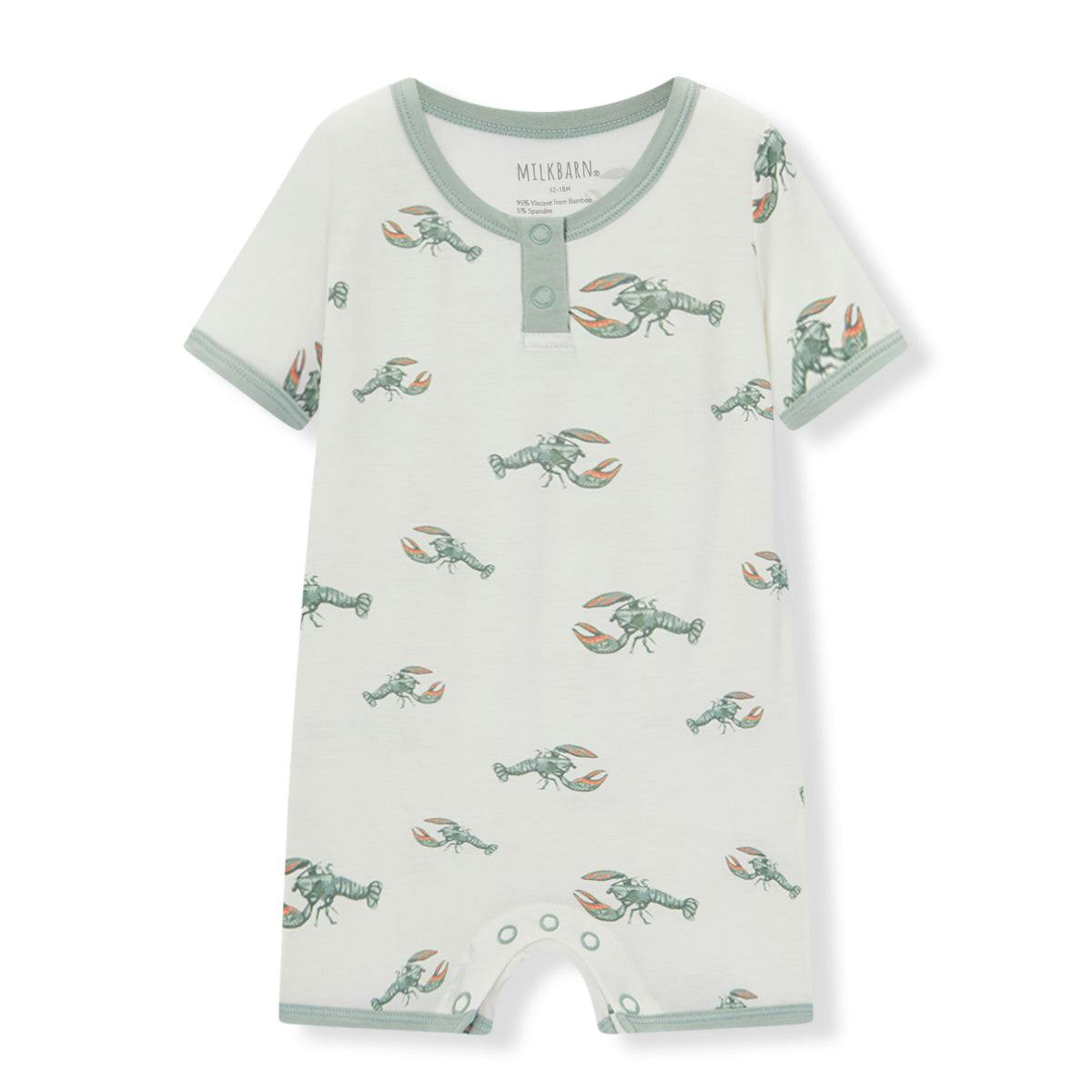 Mint Lobster Luxe Stretch Shortall