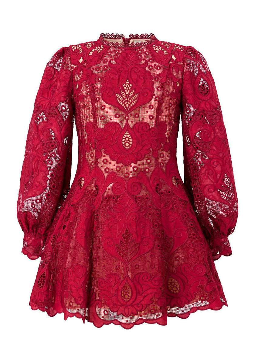 Gisele Embroidery Mini Dress