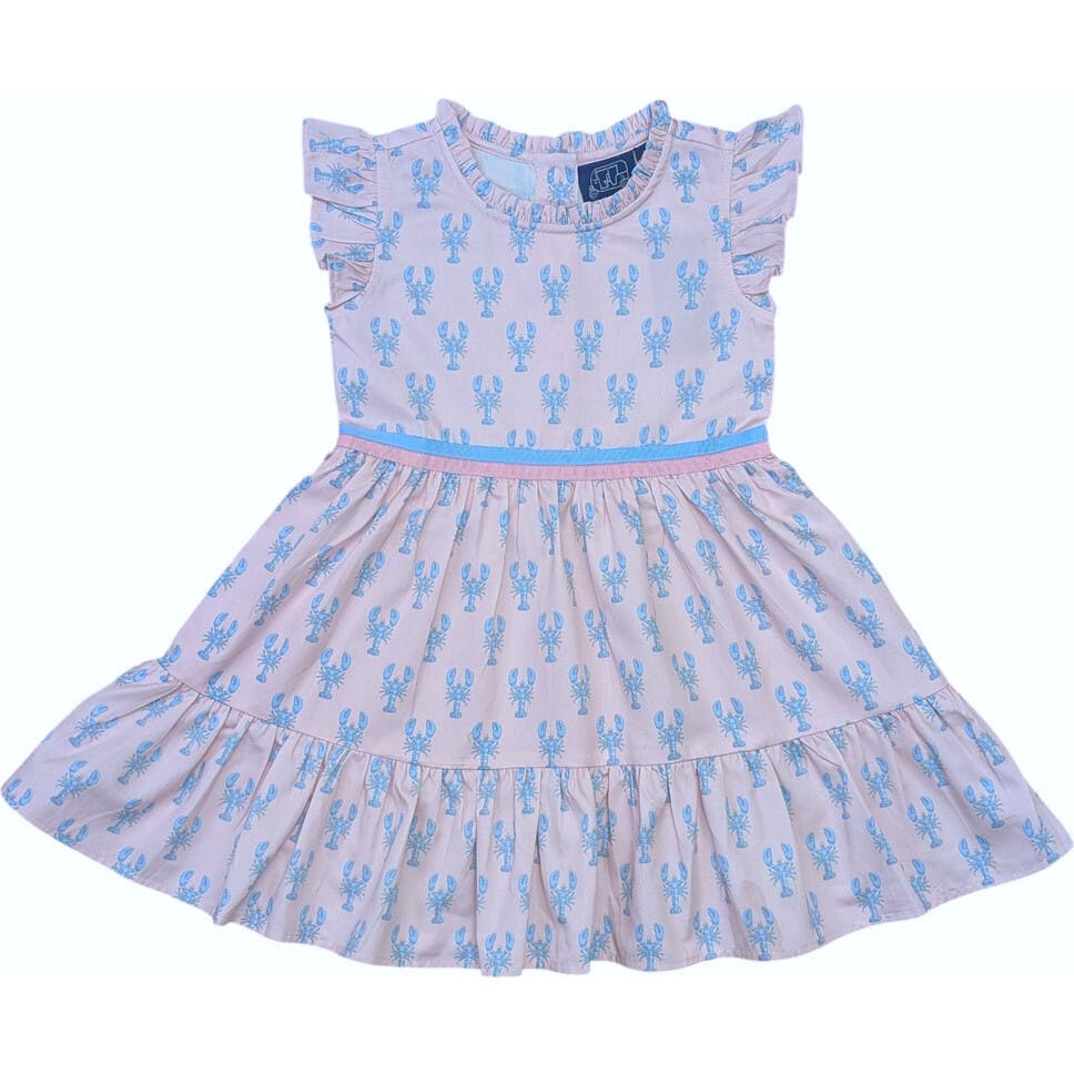 Pastel Pincers Ruffle Dress