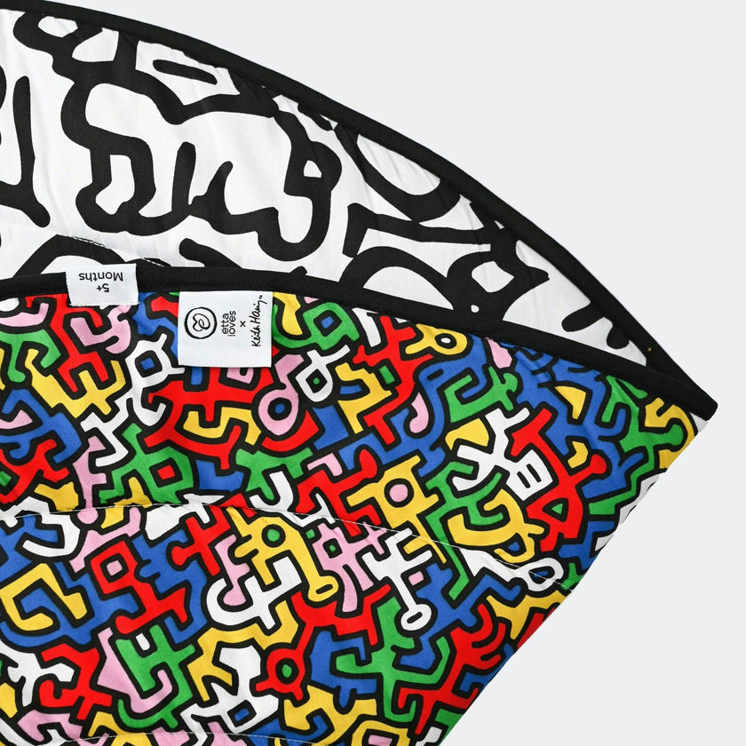 Etta Loves X Keith Haring Reversible Round Playmat
