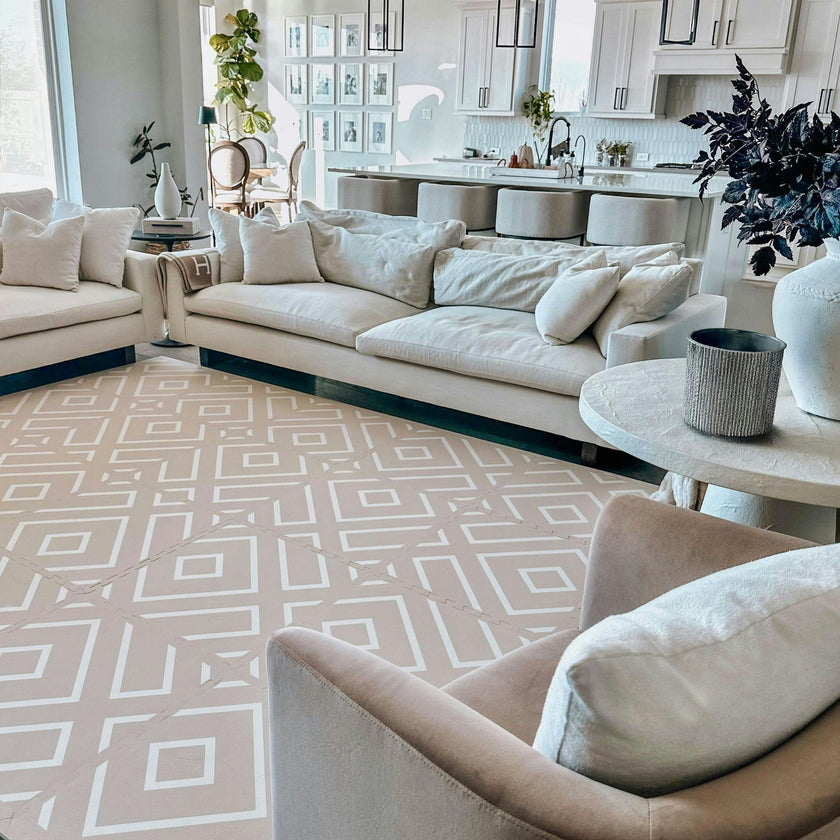 Modern Blocks - Desert Sand - Play Mat, Prints