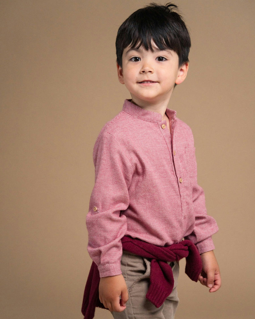 Pereprine Shirt Burgundy Vichy