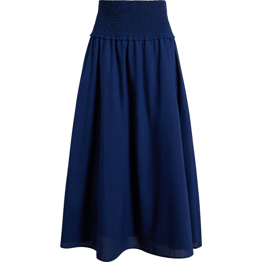 The Delphine Nap Skirt - Navy Cotton